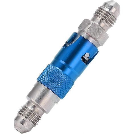 Motorrad-Bremsleitungs-Schnellkupplungsadapter Edelstahl Universal Blau