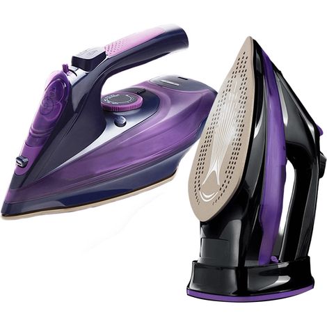 Kabelloses Bügeleisen – 2400 W – SOKANY – Antikalk-Keramik – 360 ml Fassungsvermögen – Aufheizzeit: 5 Sekunden – Tropfschutz – Marke: SOKANY