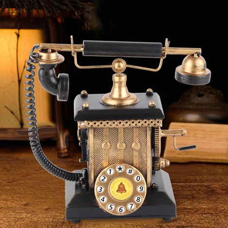 Handtelefon im europäischen Stil – Dekoration für Schlafzimmer, Wohnzimmer oder Fenster (1/5)