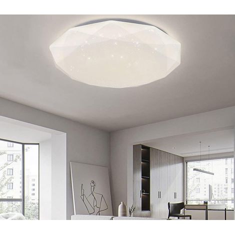 Plafoniera LED 18W Luce Fredda Diamante Effetto Cielo Stellato Applique BTL-801