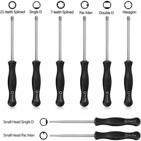 8 Pièces Tournevis Spécifiques pour Réglage de Carburateur Moteurs 2 Temps – Ensemble d’Outils Précis pour Entretien et Ajustement (1/3)