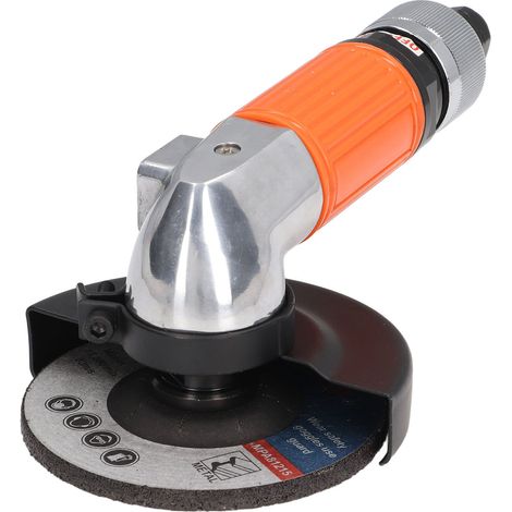 Pneumatischer Winkelschleifer, 10 cm (4 Zoll), leicht, mit Drehknopf und ergonomischem Griff für Holz, Metall, Stein und Rohre (1/5)