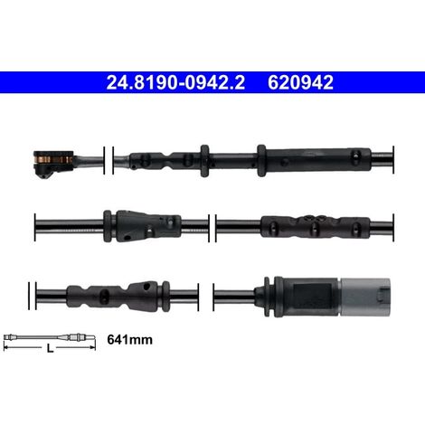 Contact d'avertissement, usure des plaquettes de frein ATE 24.8190-0942.2 BMW