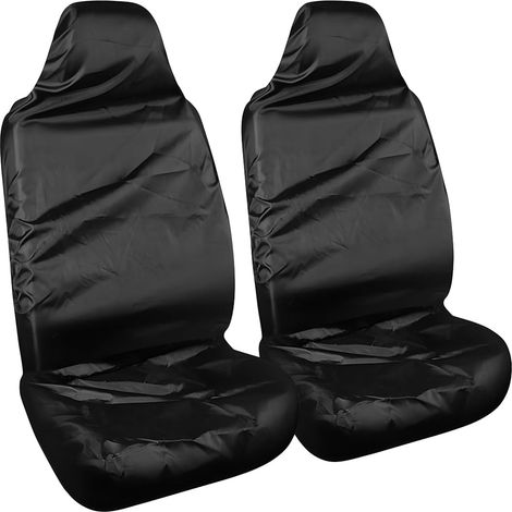Housse Siège Voiture Imperméable, Protecteur De Siège Voiture Antidérapante, Housse Sièges Auto Tout Compris pour Toutes Saisons Oxford, Protecteur Coussin Siège Fourgonnette(2 Pièces) (1/5)