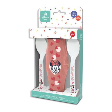 ESTUCHE C/2 CUCHARAS PP MINNIE FULL SMILES