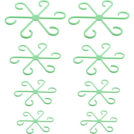 Support de tiges de plantes en plastique pour fleurs d'intérieur avec 40 tuteurs réglables (1/5)