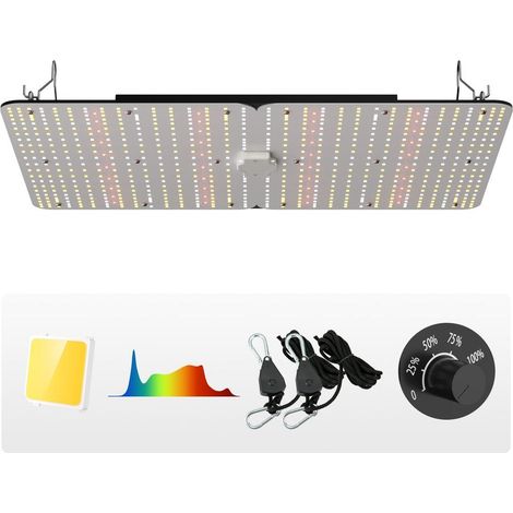 Pour serre et culture intérieure, panneau LED horticole 300 W, spectre complet IP65 avec diodes Samsung 281B (1/5)