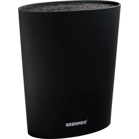 San Ignacio Black & White - Tacoma/Universal Block for Knives - dimensioni di 15.6x6.6x22cm prodotta in PET di grande resistenza - elegante nero - massima durata e qualità