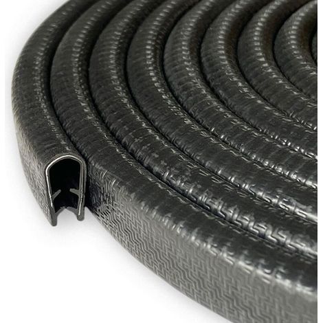 Autotürschutz, Klemmbereich 5–6 mm, U-förmiger Gummi, für die meisten Autos, Blechverarbeitung, Schiffsbau, Handwerk, Haushalt, 5 m (5, 6 mm)