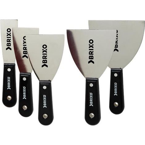 SPATOLE BRIXO INOX C/MANICO PLAST. CM 4