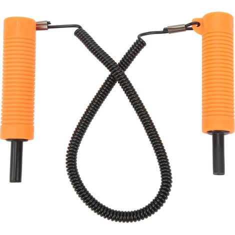 Piolet de sécurité pour pêche sur glace, rétractable en acier inoxydable orange pour activités hivernales (1/5)