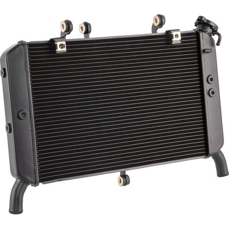 Conjunto de radiador de motor, construcción de aluminio, fácil instalación, negro. (1/2)