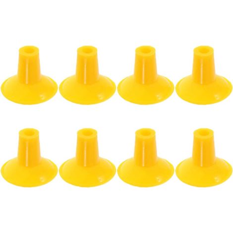 Kit de 8 Ventouses en Caoutchouc Jaune Design Convivial et Fonctionnement Pratique , Diamètre Intérieur 6,5 Mm pour Réparation de Soupapes Moteur pour Voitures et Motos (1/5)