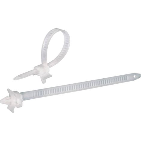 Fascetta per cavi TRU COMPONENTS 1592899 TC-PHV150203 100 pz. 150 mm 7.90 mm Naturale con ancoraggio a freccia (1/3)
