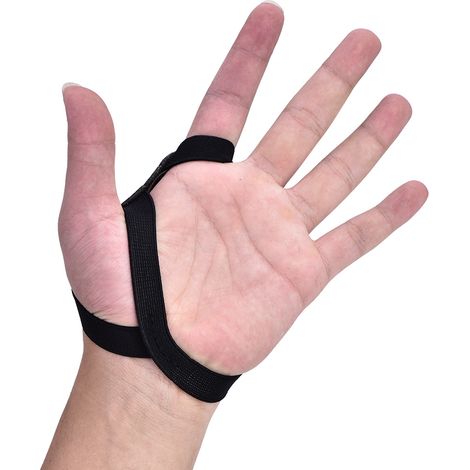 Gant de Tir à l'Arc en Cuir PU pour Main Gauche, Protection Bras et Doigts (Brun)