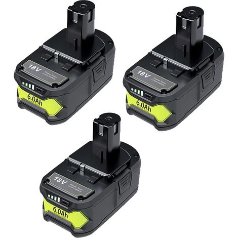 Batterie lithium-ion, capacité 6,0 Ah, 3 batterie (1/2)