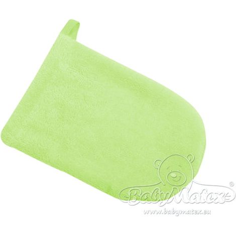 Toallita de rizo de bambú verde