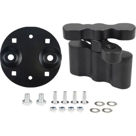 Support de fixation verrouillable pour réservoir carburant ou eau – Lot de 1, acier galvanisé, montage universel, sécurité renforcée (1/3)