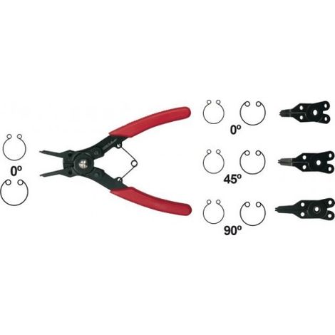 ALICATE CIRCLIP MULTIPLE 10 - 50 MM (EXT-INT) - EGA MASTER