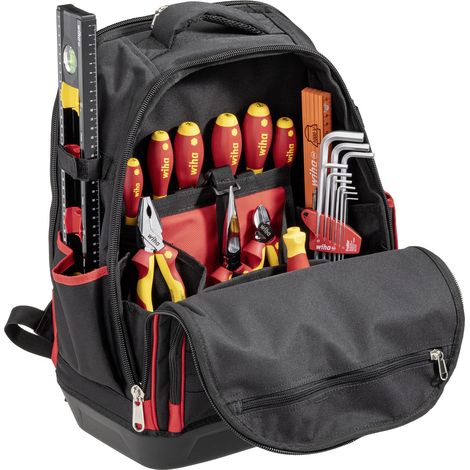 TOOLCRAFT  45528TC Profi Werkzeugrucksack bestückt  (B x H x T) 35 x 45 x 23 cm
