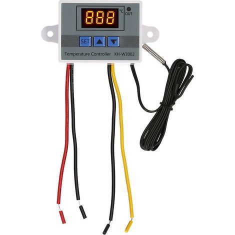 Thermostat and Temperature Programmer Small Digital Thermostat, Smart Temperature Control Switch, Delay Start, Protection Thermostat (1/5)
