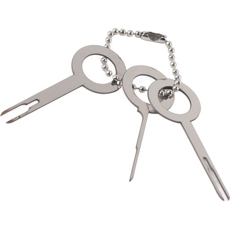 Kit d'outils d'extraction de bornes de câblage automobile avec poignée métallique pour connecteurs et broches (1/5)