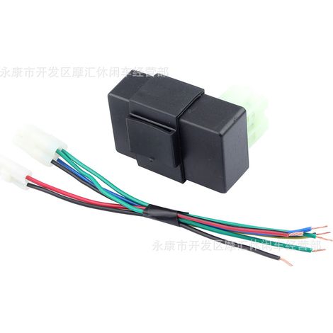 Motorcycle ATV Beach Buggy Accessories GY6 50/125/150CC AC Ignition Unit CDI Cable Harness Plug (1/4)
