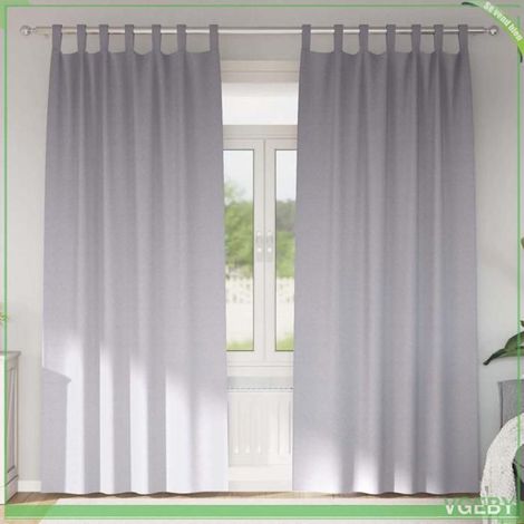 Rideaux occultants - FAFEISY - 4107582 - Gris métal - 260 x 140 cm - Tissage triple 80–90% (1/5)