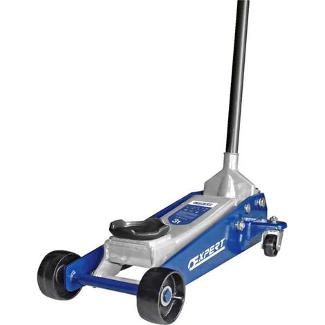 Expert – Cric rouleur 2T – Charge maximale 2000kg – Hauteur levée 135mm – Pour chantiers humides – E200141 (1/3)