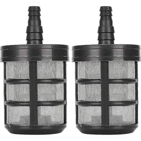 Filiyano-Lot de 2 filtres pour tuyau d'arrosage, crépine de pompe à eau en acier inoxydable à double couche pour pulvérisateurs (1/5)