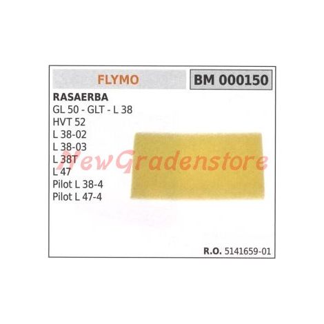 Filtro aria FLYMO rasaerba GLT GL 50 L 38 HTV 52 000150