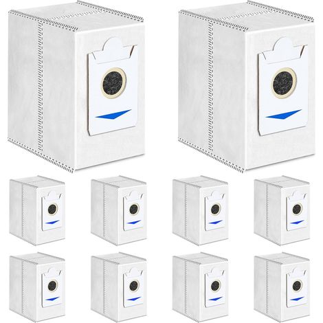 Lot de 10 Sacs à poussière pour Ecovacs T30S, X2, X5 Omni, 3L, filtration charbon actif, pièces rechange robot (1/5)