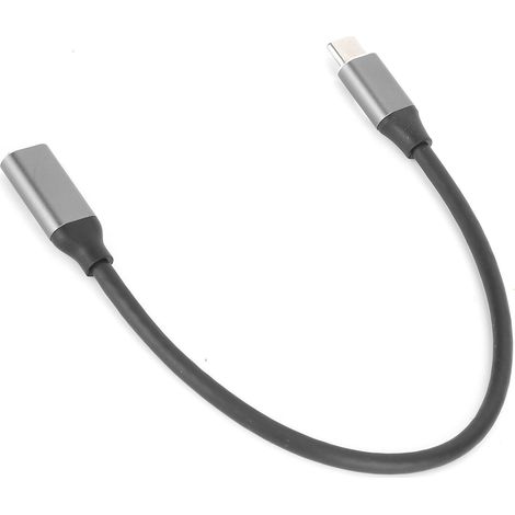4K 60W PD 3.1 USB-C Verlängerungskabel, Stecker auf Buchse, 0,25 m, für Schnellladen und Videoübertragung