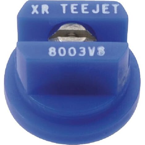 Boquilla est谩ndar doble chorro plano XR 80掳 03 azul acero inoxidable TeeJet TEEJET XR8003VS