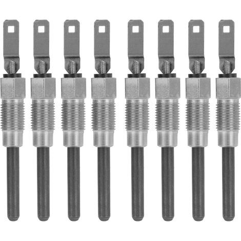 aqxreight 8pcs Plug Construction 0250202126 Fast Start Plug pour 6.5L 6.2L 1982 2005 Est destiné à,2 L Rep Rep PlugDiesel Plugglow Set12563554fast Start Plugmetal. (1/5)