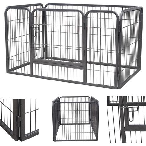 Melko Welpenauslauf Welpenzaun Hunde Welpengitter Hundeauslauf Freilaufgehege (1/5)