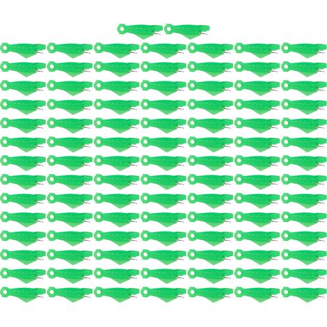 100 PCS Needle Threaders Green Fish Shaped Sewing Needle Inserter Sewing Machine Automatic Threader (1/5)