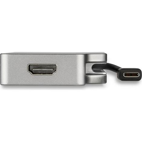 CDPVDHDMDP2G StarTech.com CDPVDHDMDP2G - Adaptateur USB-C vers HDMI / VGA / DVI / Mini DisplayPort (compatible 4K @60 Hz) (1/3)