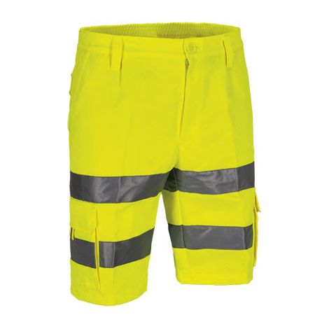 Bermuda de trabajo multibolsillos de Alta Visibilidad KOBUK XL Amarillo Flúor (1/3)