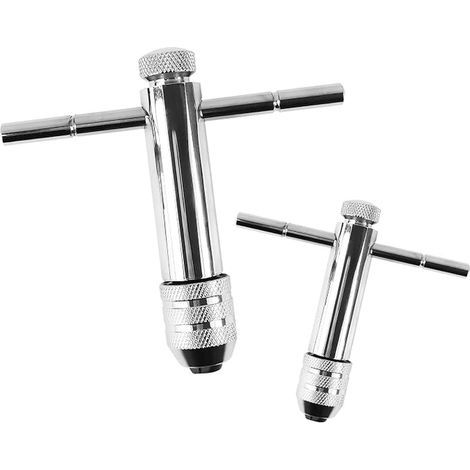 Llave de machos de acero aleado M3-M8 M5-M12 Portamachos en forma de T 83 106 mm para machos y terrajas (1/5)