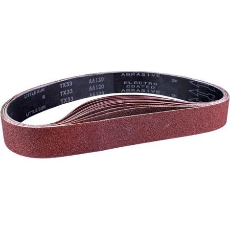 50 x 686 mm Schleifband, gemischte Schleifbänder (3 Körnungen 80/120/150/240/400) für Bandschleifer (15 Stück) (1/5)