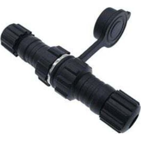 [JAMAIS UTILISÉ] 5set QL16-7P Broches Étanche Électrique Aviation Prise, 16MM Metal Panneau Aviation Connecteur Plug avec Caoutchouc Protecteur Capuchon (1/4)