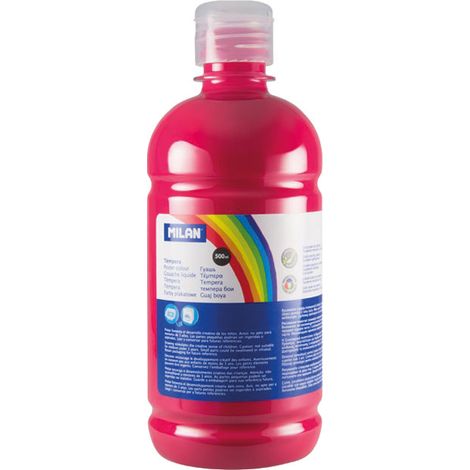BOTELLA 500ML TEMPERA MAGENTA MILAN 03633