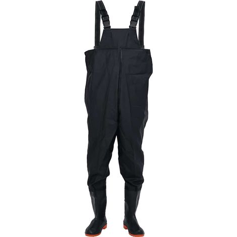 Cuissardes avec bottes noir taille 41 (1/5)