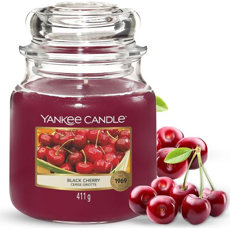 Yankee Candle Candela profumata in giara media, Amarena, Durata Fino a 75 Ore (1/5)