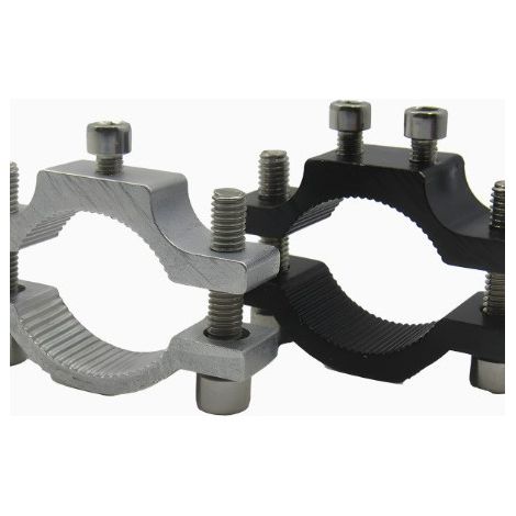 Motorcycle headlight tube mounting bracket, electric vehicle headlight extension bracket, aluminum alloy bumper clip, car headlight clamp (1/2)