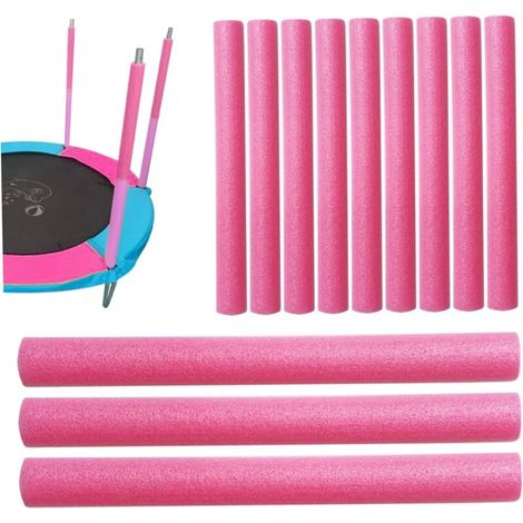 12er-Pack Schutzhüllen für Trampolinstangen - 40 cm - Rosa (1/5)