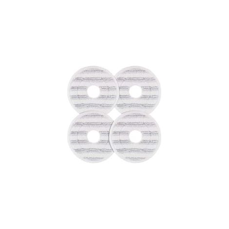 almohadillas de limpieza grises compatibles con los recambios de la fregona Vileda Spin and Clean, almohadillas de limpieza de microfibra lavables y reutilizables.