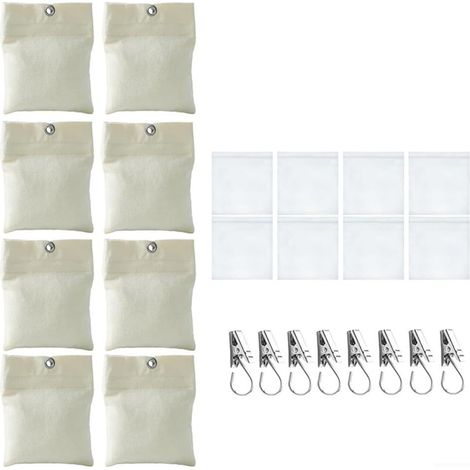 Set mit 8 Outdoor-Sandsäcken mit Clips für strapazierfähige Planen, geeignet für Terrassen, Pavillons, Pergolen und Sonnensegel