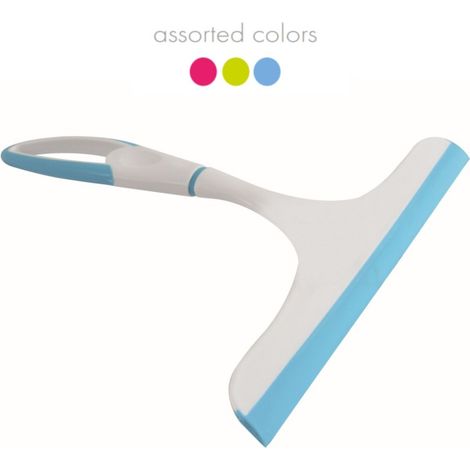 MSV Raclette de nettoage souple à  vitres 25cm - Coloris aléatoire - Manche ergonomique